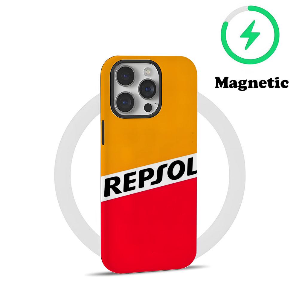 

RR-Repsol Motor Cool Phone Case Magnetic For IPhone 16 15 14 13 12 11 Pro Max X XR XSMax 7 8 Plus Glossy Film Hard PC Cover iPhone 16 Pro