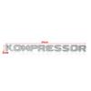 3D Chrome ABS Kompressor Letters Badge Emblem Rear Boot Sticker for Mercedes CLK SLK SL CLS ML GL A B C E S Class