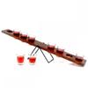 Wooden Rocker Drinking Game with 8 Shot Glasses