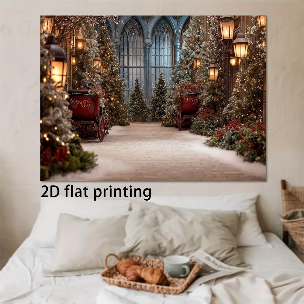 2D Plan 1 Piece Magic Channel Background Christmas Photo Background Christmas and Photo Background