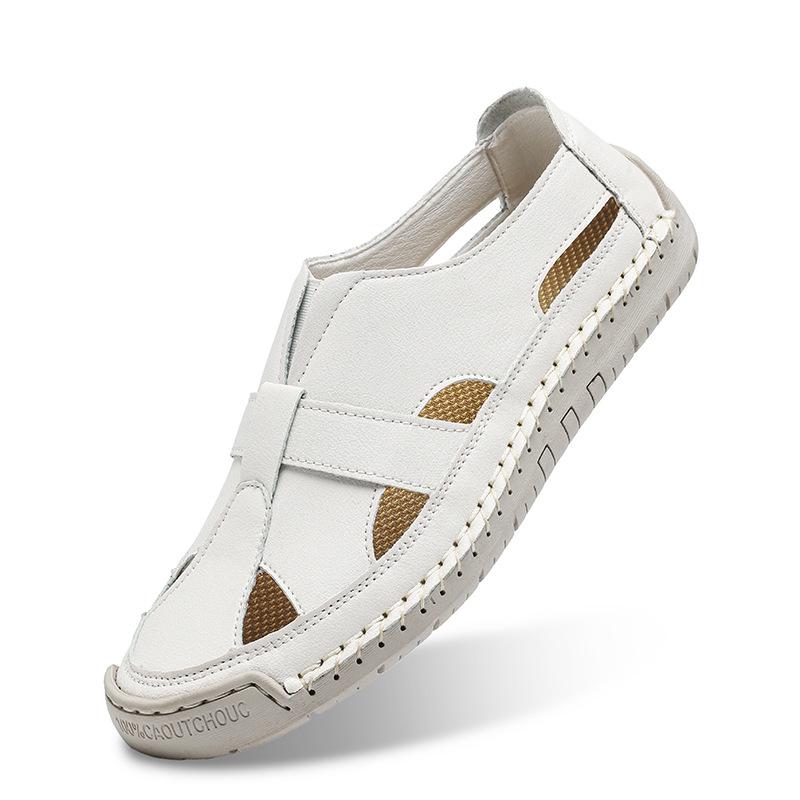 Lichte Dames Zomer Sandalen Anti-slip 2025 - Romeins Plat Geweven, Zachte Zool, Perfect voor Strand en Studenten