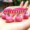 Fashion Braided Dog Collar with Cartoon Figure Bells Puppy Necklace Pet Supply
