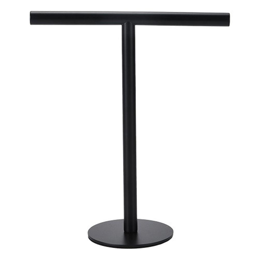 

Отдельно стоящий держатель для полотенец из нержавеющей стали премиум-класса с тяжелым основанием, многофункциональная вешалка для полотенец для ванной комнаты и кухни чёрный