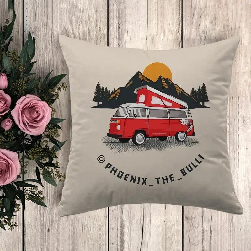 Pillow Camping Cushion Covers for Bed Pillows Car Decoration Sofa Cushions Pillowcase Decorative Pillowcases Pilow Cases