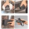 Black Stainless Steel Wire Dishwashing Sponge Cloth, Multi-Purpose Washing Pot Washing Bowl Durable Kitchen Scouring Cloth Tool