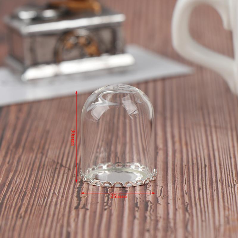 

Стеклянный колпак для кукольного домика 25 мм со стеклянной бутылкой с подвеской в ​​базовых стеклянных флаконах 25*30mm