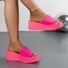 fashion New Thick SoleSummer Pinch Toe on Women Wedges Sandals Platform High Heels Fashion Open Toe Ladies Casual Shoes Comfortable