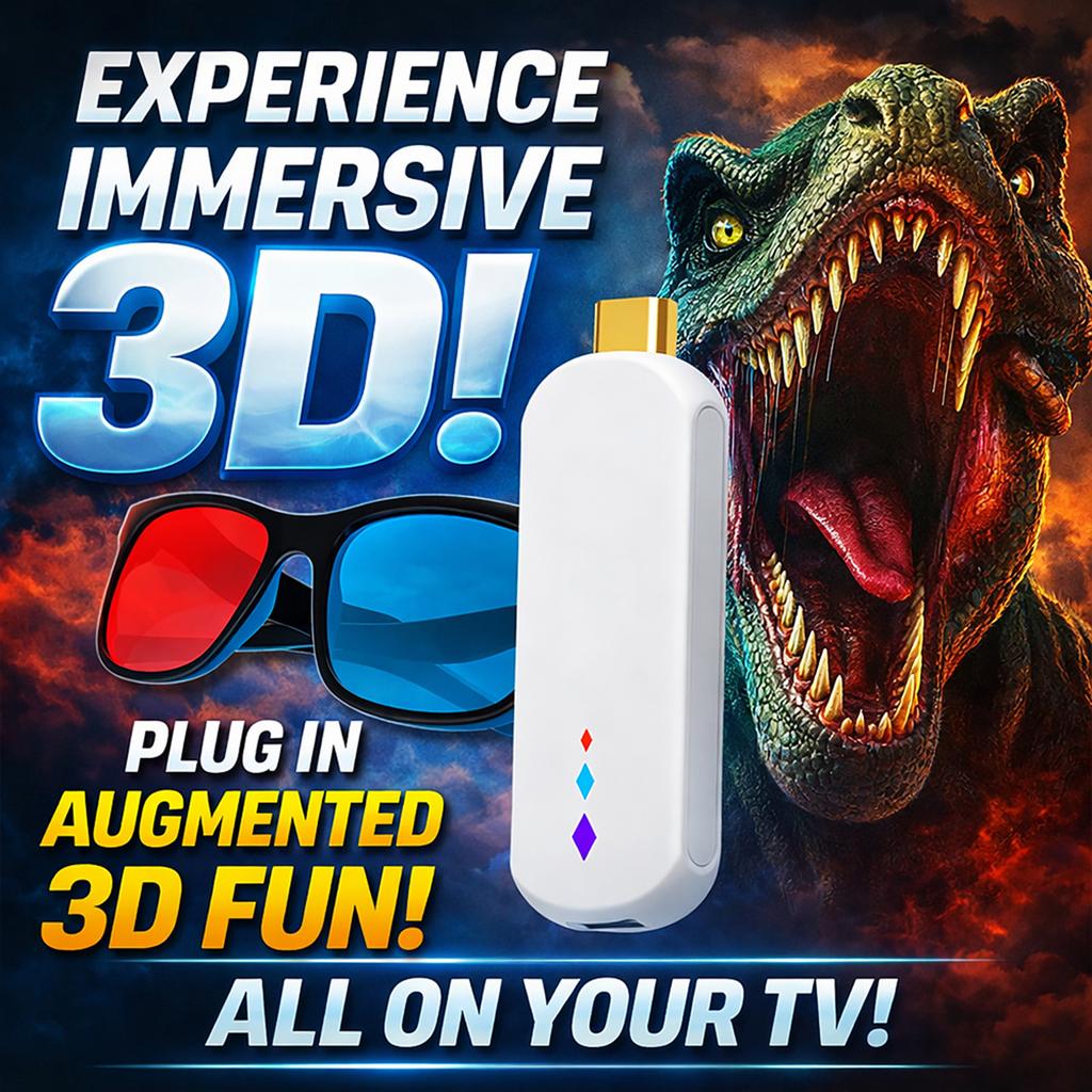 TV Box 4K   High Definition Streaming Media Player Voice Remote Access Portable Design