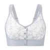 36-52 Super Large Size Bra European and American Size Adjustable Shoulder Strap No Steel Rim Printed Front Buckle Large Size Underwear