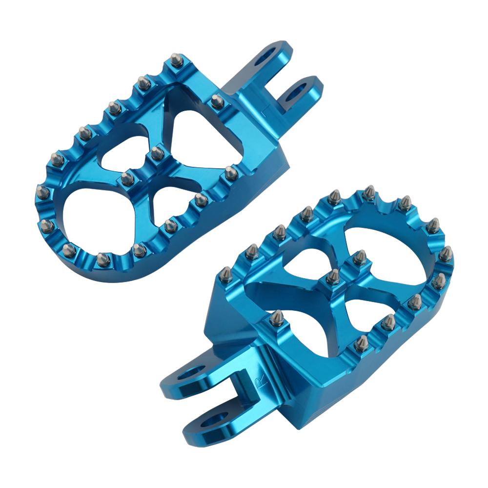 NICECNC Motorcycle Wide Foot Pegs FootRest Footpegs Rests Pedals For Suzuki DRZ400S DRZ400SM DRZ 400S 400SM 2000-