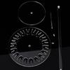 Multifunctional Acrylic Jewelry Organizers Display Rack With Rotating Mechanism Ideal For Gift Giving And Home Use