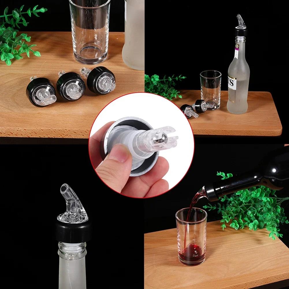 1.5oz/45ml Automatic Measured Bottle Pourer - Quick Shot Spirit Measure Pourer Drinks Wine Cocktail Dispenser Home Bar Tools