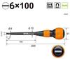 VESSEL Ball Grip Driver with Shaft Cover x 100 225 -6