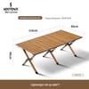 HODTOWN HDW1630 Lightweight Portable Roll-Up Camping Table
