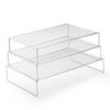 3 Tier Eavy Duty Stackable Cooling Rack Set Cooling Cookie Wire Rack for Cooking and Baking Grilling