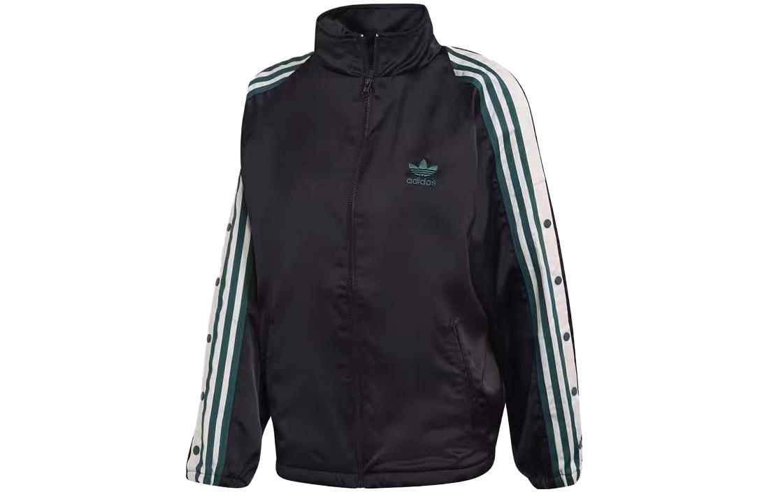 Adidas Originals Track Top Satin Jackets Unisex Black Turtleneck Moderate Other DH4600 XS