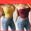 Yaz İçin Yumuşak ve Nefes Alabilen Kumaştan Şık Kadın Çizgili Crop Top Bustiyer