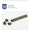 2Pcs  Golden Silvery Black Number Letter Adjustable Mini Cube Price Tag Display Stand Tag Label Sets Of Number Labels