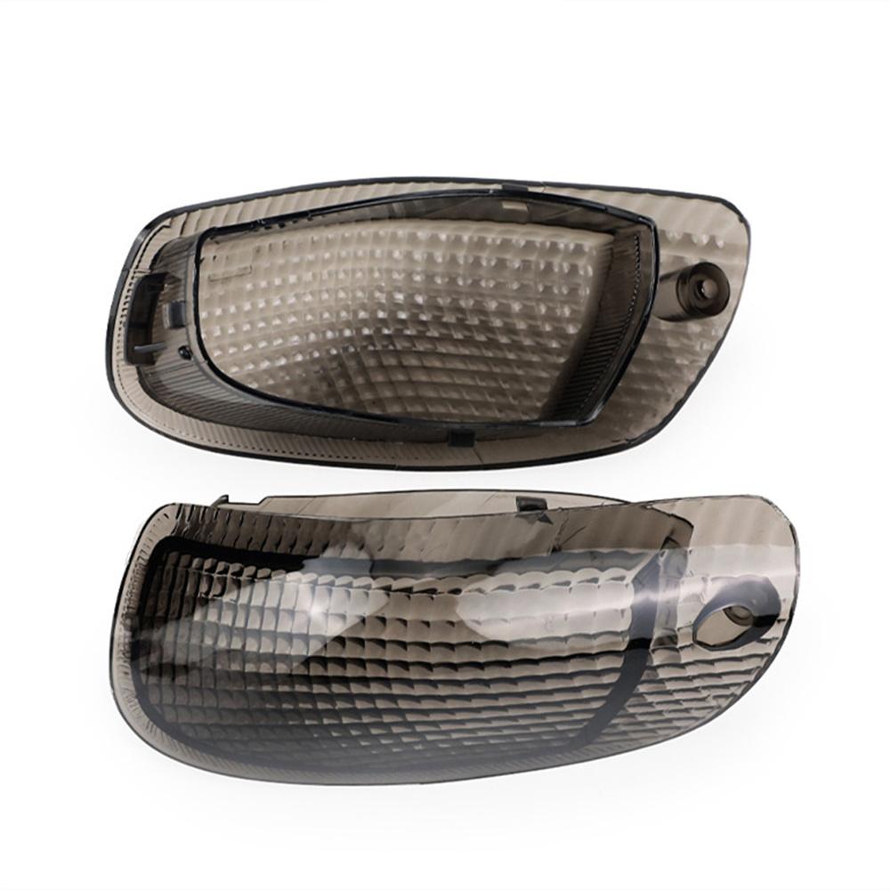Smoked Front Turn Signal Light Lens Kit For KAWASAKI ZX-11 ZZ-R 1100D 1993-2001