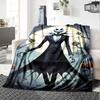 Jack Skellington Blanket Soft Warm Cozy Suitable for Chair Couch Sofa for All Seasons Digital Print Best Holiday Gift for Friends Family