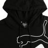PUMA Big Logo Hoodie 'Black White' Men's 588667-01