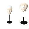 Bald Mannequin Head Adjustable Stand Gifts Lightweight Realistic Sturdy Wig Making Multifunctional