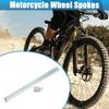 X AUTOHAUX 12pcs 14G J Bend Bicycle Galvanized Spokes 290mm Cycle Spokes with Brass Nipples Steel Spokes for Mountain Bike MTB 11.42inch