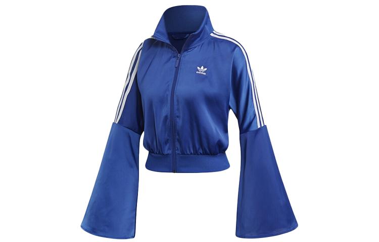 Adidas Originals Jackets Women s Collegiate Blue Stand Collar Moderate Other ED4772 34