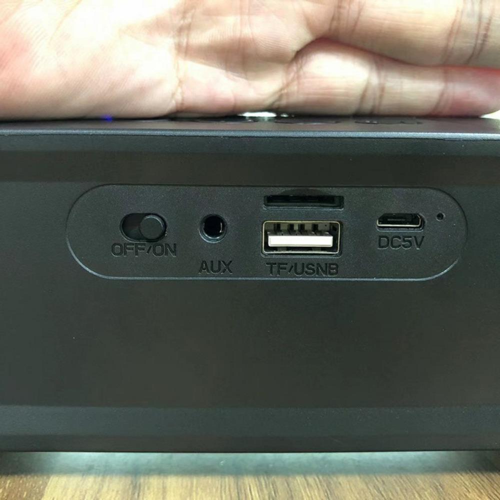 Marquee Luminous Mini Sound Blaster Audio Desktop Strip Portable Subwoofer High Power Bluetooth Speaker