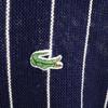 CHEMISE LACOSTE 70s 80s Vintage Made in France Striped Pattern Long sleeve V neck sweater Men's Used