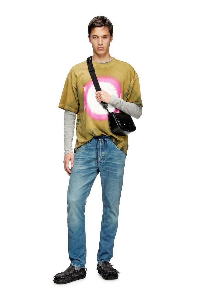 Diesel Men's Jogg Jeans, 2032 D-KROOLEY-B, 32-inch, Indigo Blue, A14847068PC