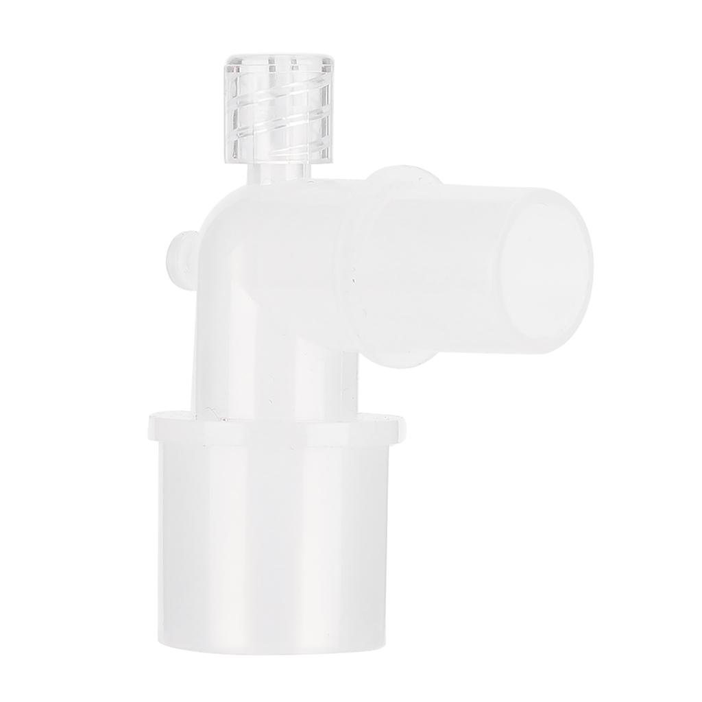L Shaped Plastic Hose Connector Breathing Tube Connection Adapter for Ventilation Tube