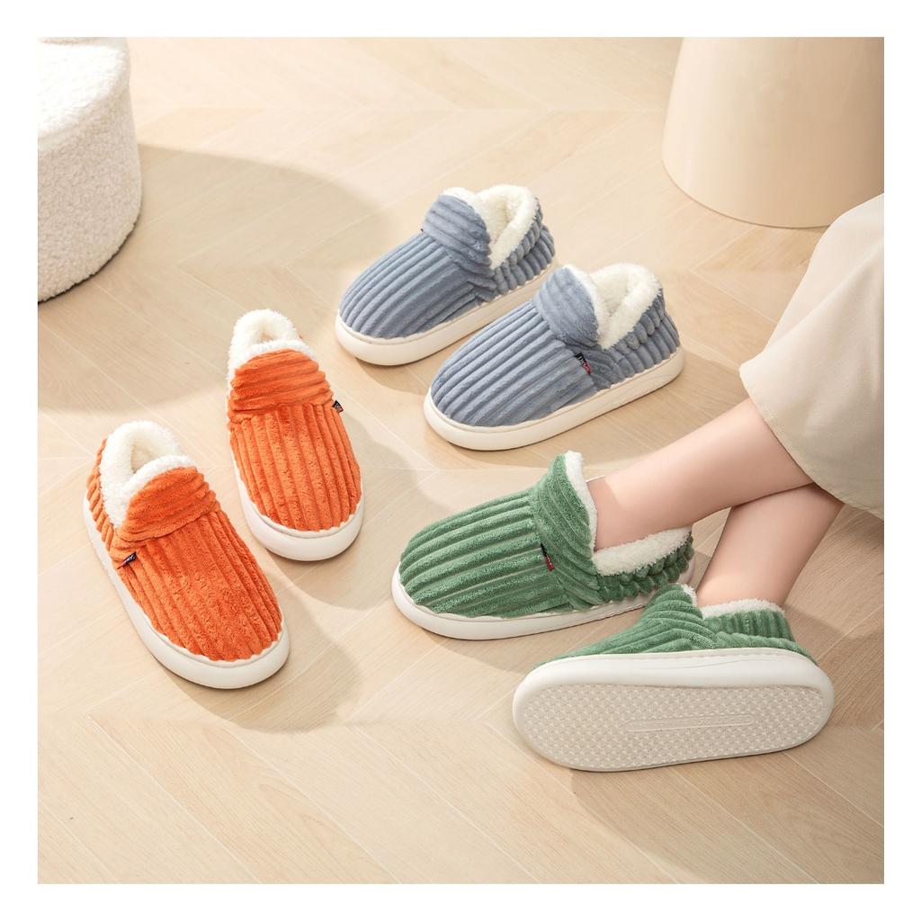 Cotton Shoes for Women, New Snow Boots with Plush and Thick Cotton Boots, Fashionable and Versatile, Cold Resistant and Warm Slippers, Cotton Boots