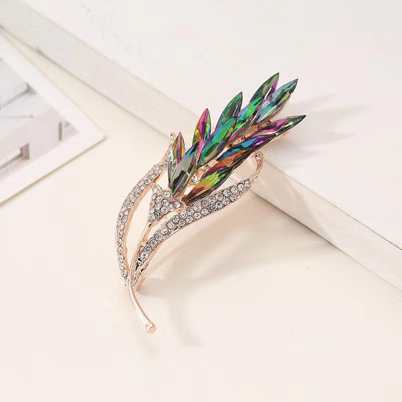 

Корейская высококачественная брошь для шарфа со стразами и булавка для корсажа с кристаллами и жемчугом для женщин