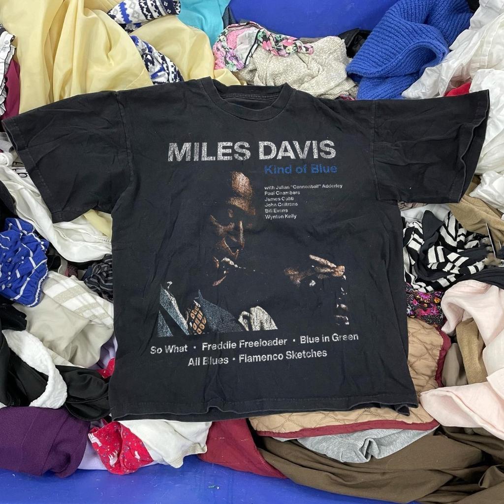 T-shirt promo Miles Davis Kind Of 'Blue' Nera XXL
