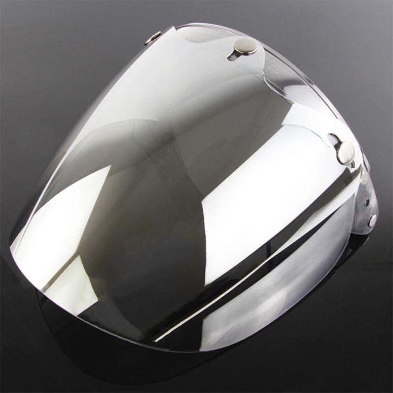Universal Wear-resistant Anti-scratch Motorcycle  Helmet  Lens 3-snap Flip Up Visor Shield Lens