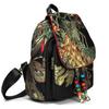 Women Bag Ethnic Style Embroidery Handbags Peacock Embroidery Bag Women Canvas Backpack