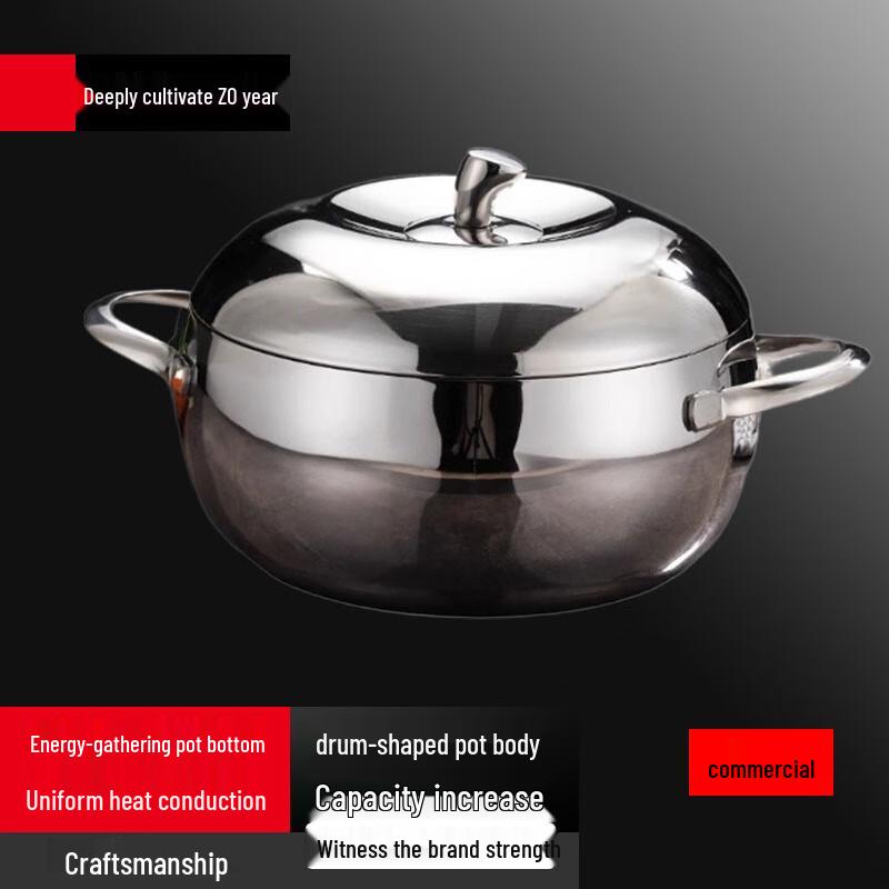 Sule 304 Stainless Steel Multi-Function Soup Pot with Lid