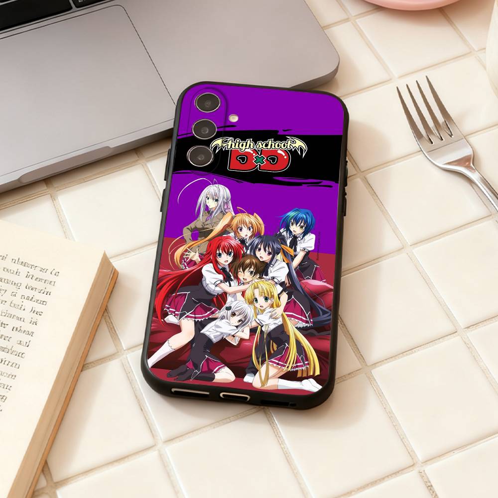H-High School DXD H-HERO Phone Case For Samsung Galaxy A73,A72,A71,A70,A53,A52,A51,Others Soft Black Shell