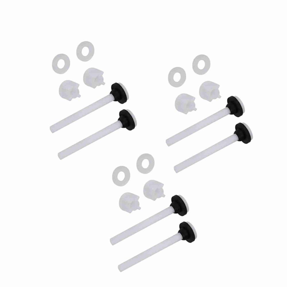 3 Pair White Toilet Tank Bolts Toilet Seat Screws Replacement  Toilet Water Tank Installation
