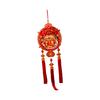 Chinese New Year Ornament Decorative Traditional Spring Festival Decor Entryway Hanging Sign with Tassels for Window Living Room