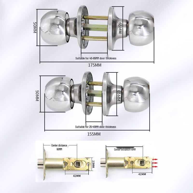 Songge Stainless Steel Spherical Door Lock