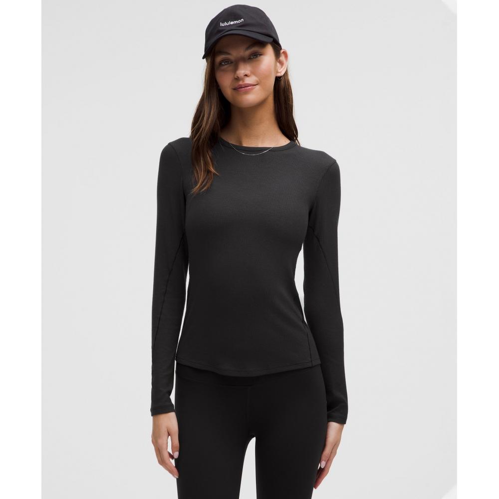 

Lululemon Hold Tight Long Sleeve Shirt Black 8