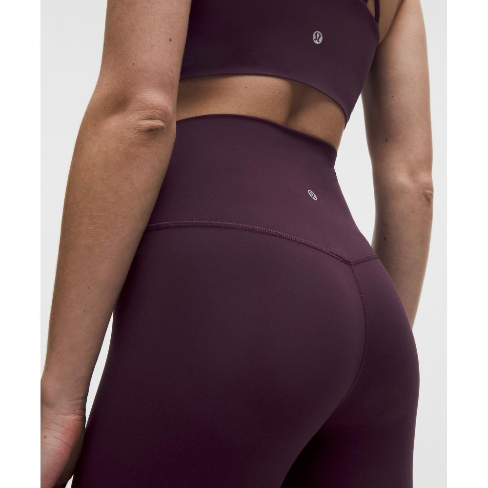 Lululemon Align  High Rise Crop 23  Black Plum