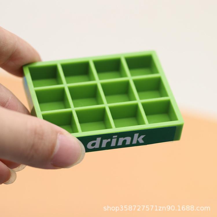 

Mini Supermarket Simulation Beverage Soda Tray Doll House Ornament Model Bo11 Miniature Diy Small Bottle Storage