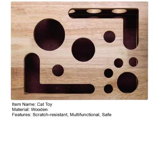 Kočičí škrábadlo Dřevěná kočičí škrábací puzzle Obohacovací krabice Bezpečný pilník na drápky Škrábací krabice pro vnitřní kočky Zábava Zdraví