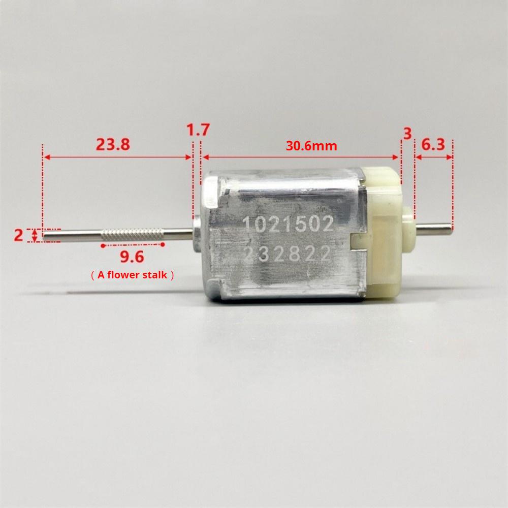 12V DC Motor For Hidden Door Handle 9450RPM Low Current Automotive Motor 2mm Shaft For Car Exterior Door System Replacement