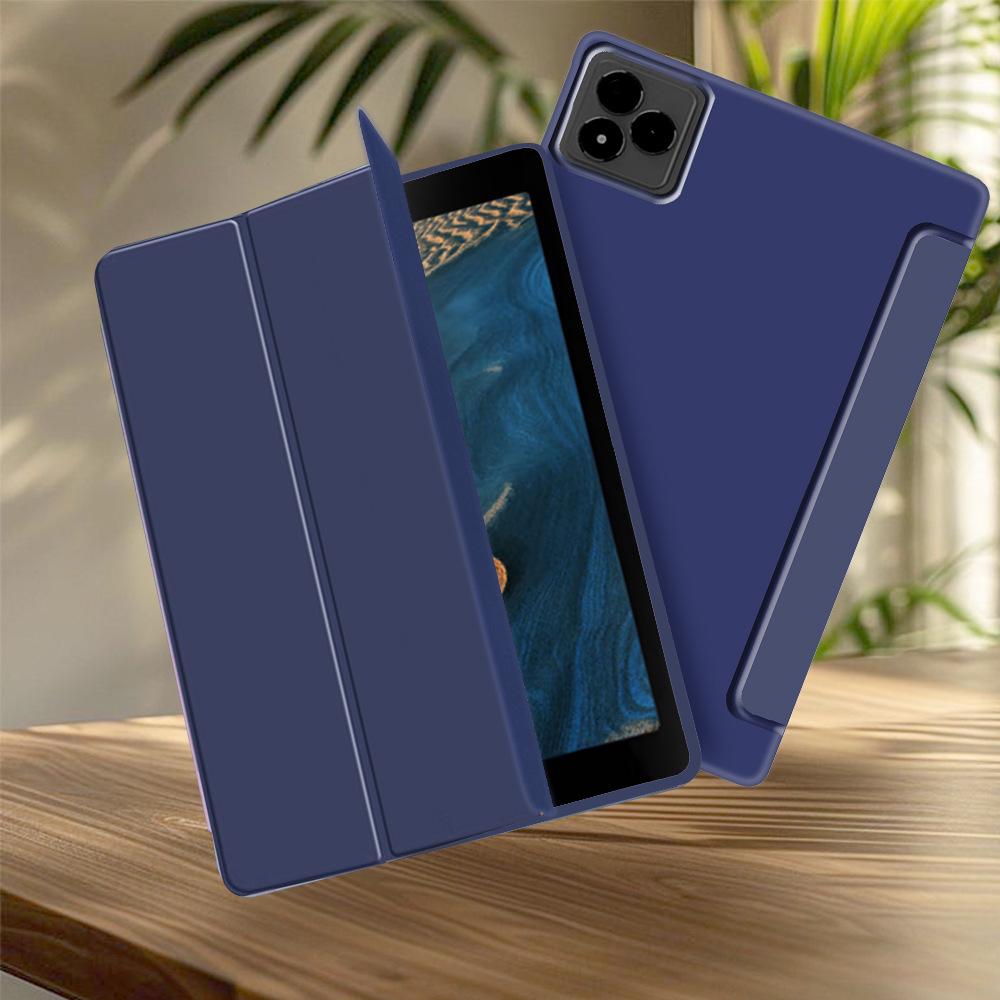 Itel VistaTab 10 10.1" Leather Case, Full Coverage Tri-fold TPU Soft Shell