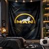 Wall Hanging Tapestry man truck Print Cloth for Living Room Bedroom Home Decor