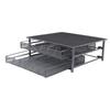 Coffee Pod Drawer Holder Coffee Pod Storage Organizer 72 Pod Capacity 2 Tier Sliding Pods Storage Drawer for Kitchen